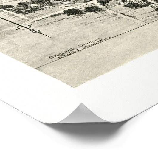 Tallahassee, FL Panoramic Map - 1926 Poster (Hoek)