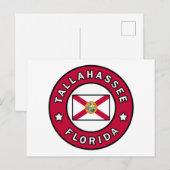 Tallahassee Florida Briefkaart (Voorkant / Achterkant)