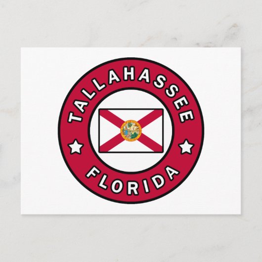 Tallahassee Florida Briefkaart (Voorkant)