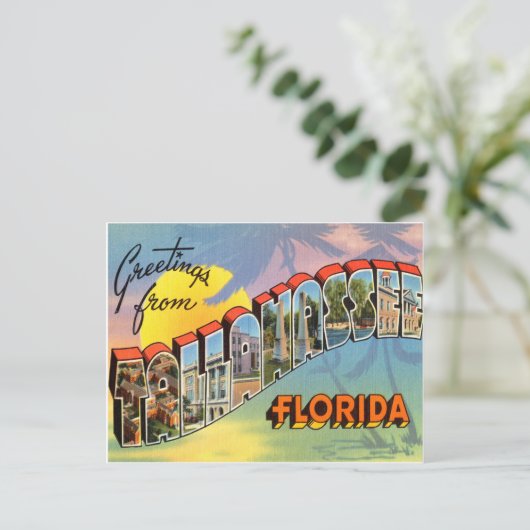 Tallahassee Florida Briefkaart (Staand voorkant)