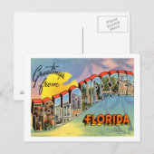 Tallahassee Florida Briefkaart (Voorkant / Achterkant)