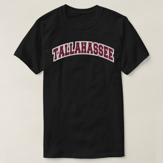 Tallahassee Florida Classic Athletic Sports T-shirt (Design voorkant)