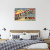 Tallahassee, Florida - Grote letterscènes Canvas Afdruk (Insitu (Slaapkamer))