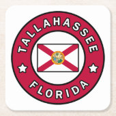 Tallahassee Florida Kartonnen Onderzetters (Voorkant)