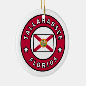 Tallahassee Florida Keramisch Ornament (Rechts)