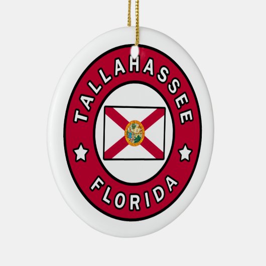 Tallahassee Florida Keramisch Ornament (Rechts)