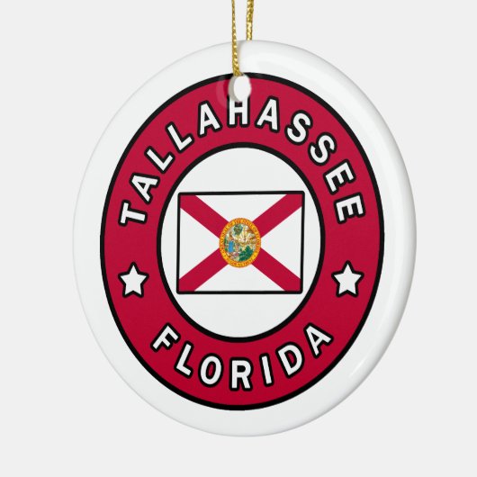 Tallahassee Florida Keramisch Ornament (Links)