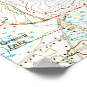 Tallahassee Florida Map (1999) Poster (Hoek)