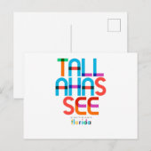 Tallahassee Florida Mid Century, Pop Art, Briefkaart (Voorkant / Achterkant)