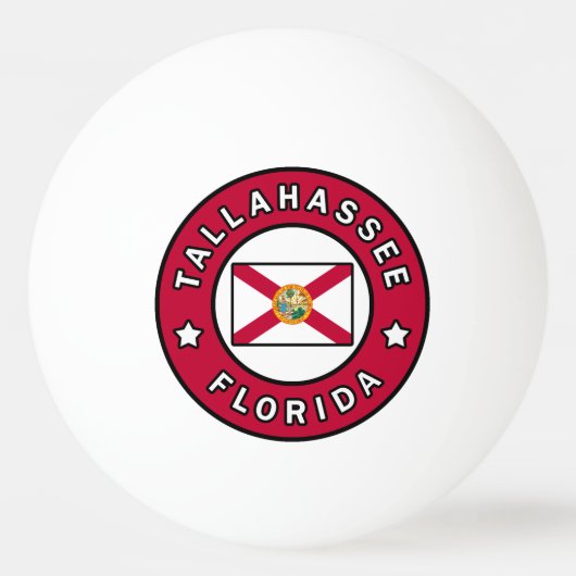 Tallahassee Florida Pingpongbal (Voorkant)