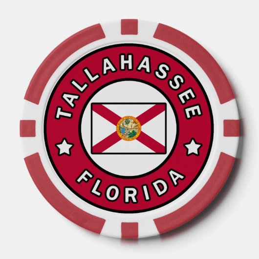 Tallahassee Florida Poker Chips (Voorkant)