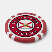 Tallahassee Florida Poker Chips (Enkel)