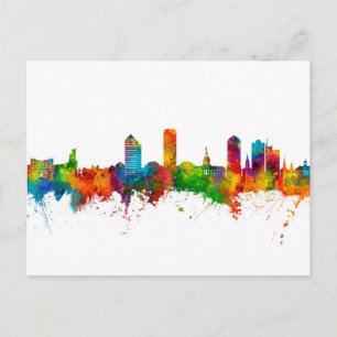 Tallahassee Florida Skyline Briefkaart