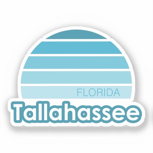 Tallahassee Florida Sticker (Voorkant)