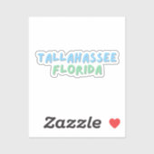 Tallahassee Florida Sticker (Vel)