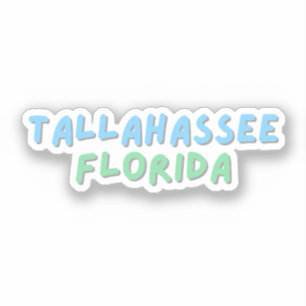 Tallahassee Florida Sticker