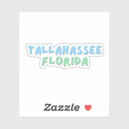 Tallahassee Florida Sticker