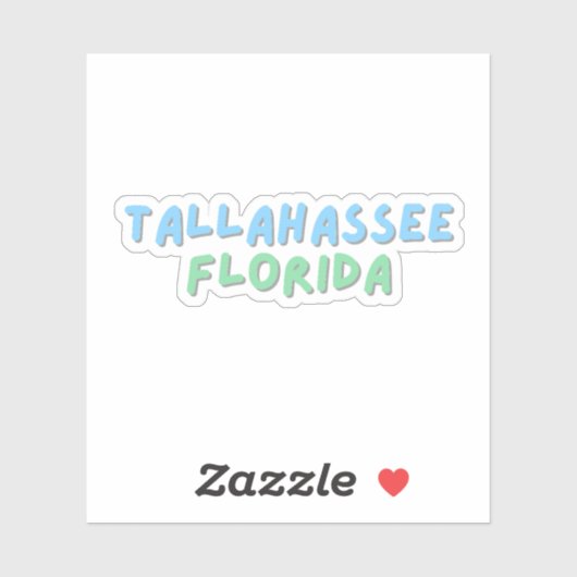 Tallahassee Florida Sticker (Vel)