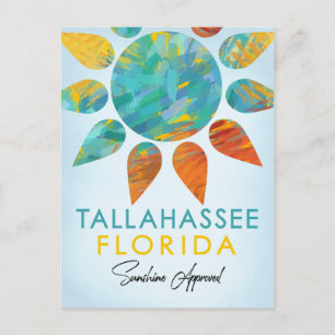 Tallahassee Florida Sunshine Travel Briefkaart