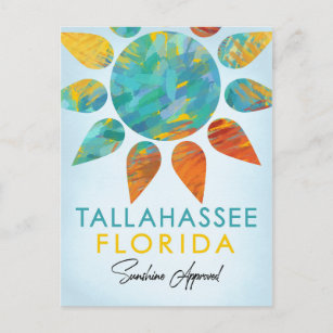 Tallahassee Florida Sunshine Travel Briefkaart