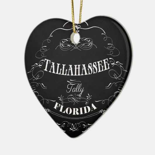 Tallahassee, Florida - Tally Keramisch Ornament (Links)