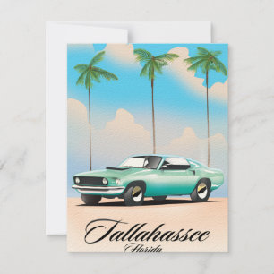 Tallahassee Florida Travel poster.