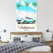 Tallahassee Florida Travel poster. Canvas Afdruk (Insitu (Slaapkamer))