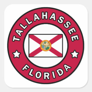 Tallahassee Florida Vierkante Sticker