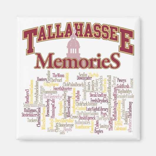 Tallahassee Memories Magneet (Voorkant)