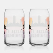 Tallahassee Skyline Blikvorm Glas (Rechts)