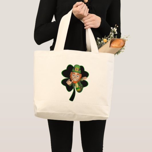Tallahassee St. Patricks Day Parade Grote Tote Bag (Voorkant (product))