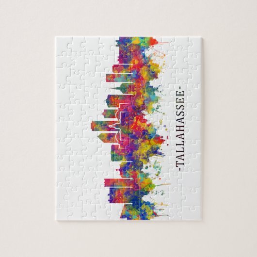 Tallahassee USA Skyline Legpuzzel (Verticaal)