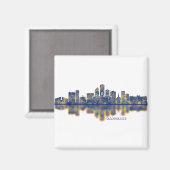 Tallahassee USA Skyline Magneet (Voorkant / Achterkant)