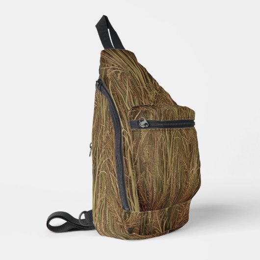 Tallar Gras Ghillie Suit Camouflage Sling Bag (Linkerhoek)