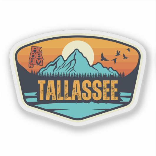 Tallassee, Alabama Sticker (Voorkant)