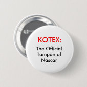 talledega nachten ronde button 5,7 cm (Voorkant /achterkant)