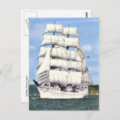 Tallend schip, vierkante stijfheid, briefkaart (Voorkant / Achterkant)