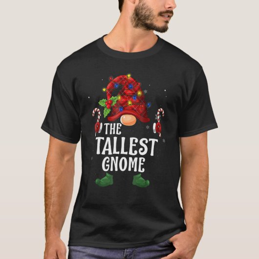 Tallest Gnome Buffalo Pset Matching Family Christu T-shirt (Voorkant)