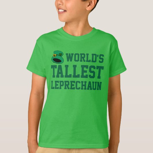 Tallest Leprechaun Kind Funny St. Patrick's Day T-shirt (Voorkant)