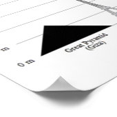 TALLEST SKYSCRAPERS vergelijkt met andere wij Poster (Hoek)