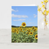 Tallest Sunflower - Inspirerend Wenskaart Kaart (Gele Bloem)