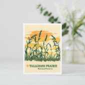 Tallgrass Prairie National Preserve Kansas Travel Briefkaart (Staand voorkant)