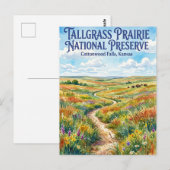 Tallgrass Prairie National Preserve VS Briefkaart (Voorkant / Achterkant)