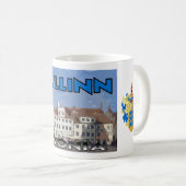 Tallin, bezoek Estland... Koffiemok (Voorkant rechts)