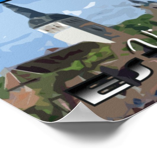 Tallin, bezoek Estland Poster (Hoek)