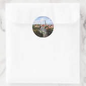 Tallin, Estland Historisch Centrum, Ronde Sticker (Tas)