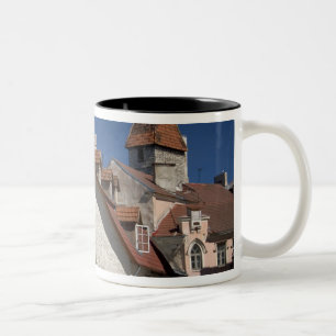 Tallin, Estland. Tallin is enigszins een Tweekleurige Koffiemok