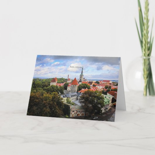 Tallin, Estlands historisch centrum Kaart (Voorkant)