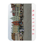 Tallinmarkt staart uitzicht friet magnet magneet (Verticaal)