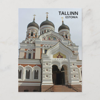 Tallinn Alexander Nevsky-kathedraal ansichtkaart! Briefkaart